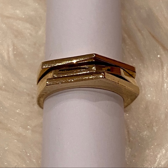 J. Crew Gold Stacking Rings - Picture 2 of 6
